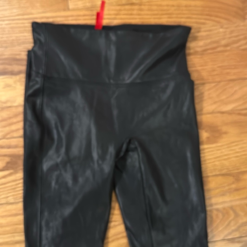 Spanx faux leather leggings